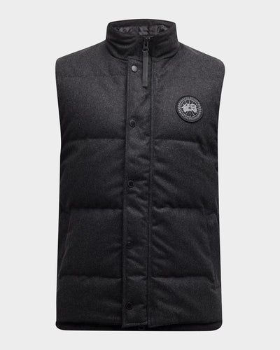 Canada Goose Garson Vest Wool Carbon Melange