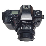 Nikon F-801 35mm Film Camera with 24mm Lens