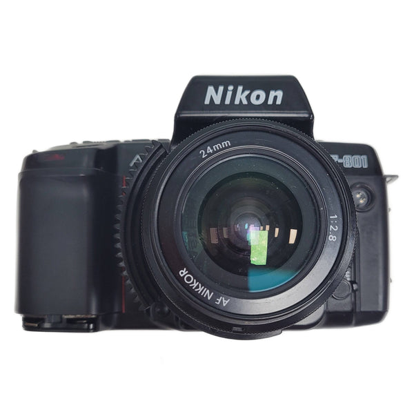 Nikon F-801 35mm Film Camera with 24mm Lens