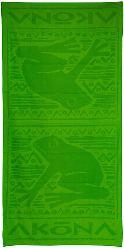 Akona Microfiber Beach and Boat Towel Green