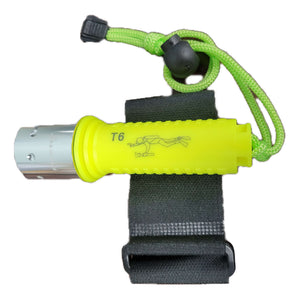 Aleto T6 LED Dive Light with Wrist Strap