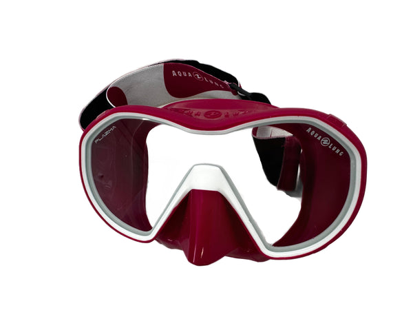 Aqualung Pink Plazma Dive Mask with Plastic Case