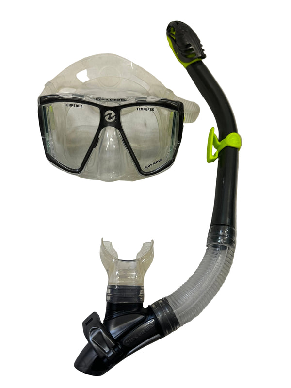Aqualung US Divers Grey Snorkel Set