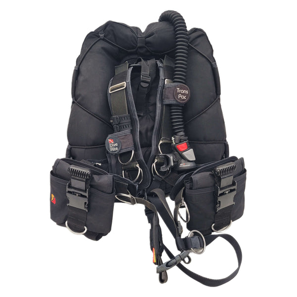 Dive Rite Trans Pac Harness &Rec Wing with Air 2 "XL"