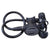 Scuba diving regulator with hoses on a white background