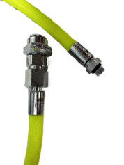 Neon Yellow Scuba Low Pressure Miflex Xtreme Hose for Drysuit/BCD
