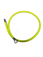 Neon Yellow Scuba Regulator High Pressure Miflex Xtreme Hose 39"