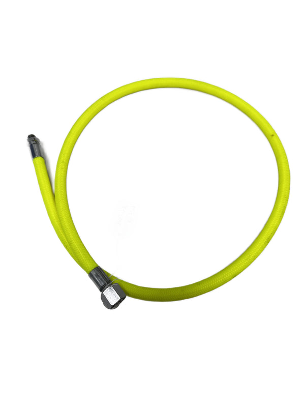Neon Yellow Scuba Regulator High Pressure Miflex Xtreme Hose 39"