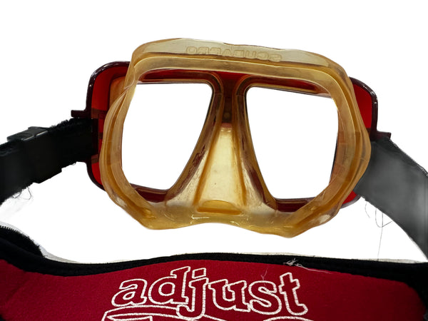 ScubaPro Vintage Dive Mask Red/Black