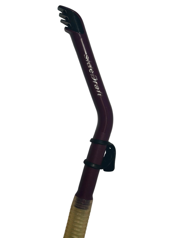 SeaQuest Purple SideDraft Dry Snorkel