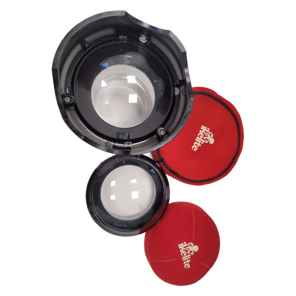 Set of 2 Ikelite Dome Ports "As Is"