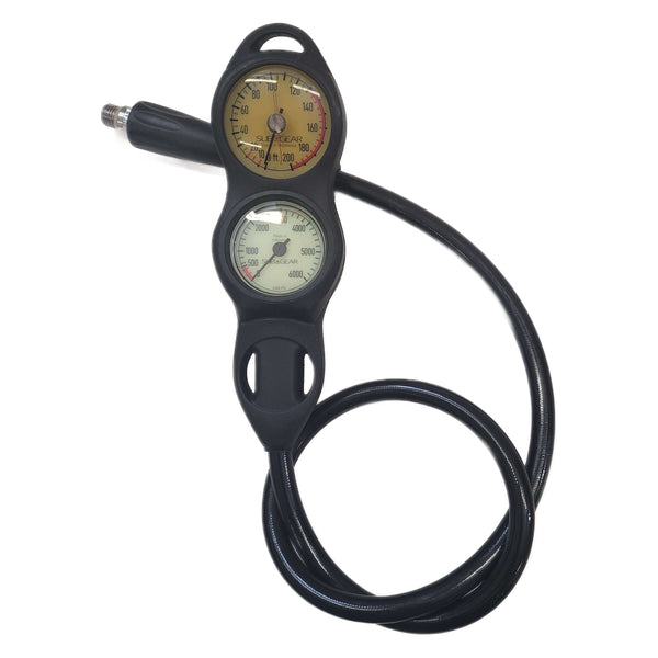 Sub Gear Dive Gauge Console Depth and SPG