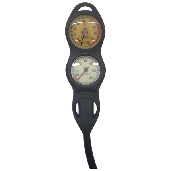 Sub Gear Dive Gauge Console Depth and SPG