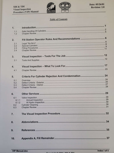 V.I.P. Procedures Handbook by SDI-TDI