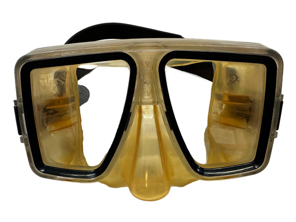 Vintage ScubaPro Dive Mask Black/Clear