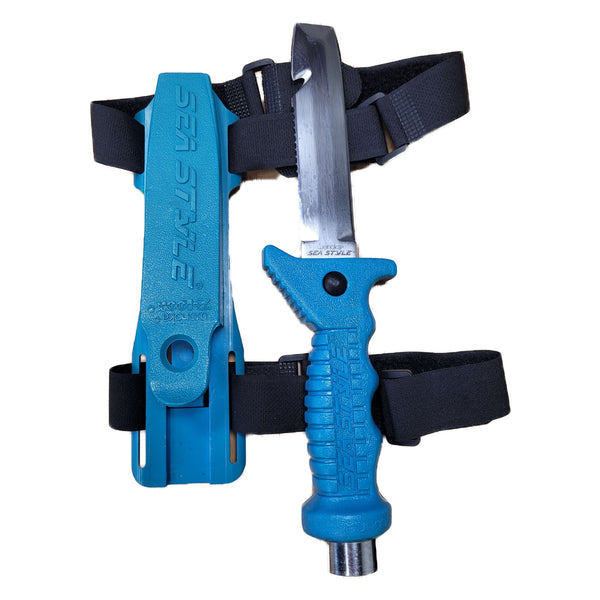 Wenoka SS Sea Style Dive Knife Blunt Tip wth Sheath