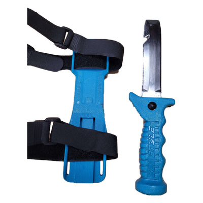 Wenoka Sea Style Blunt Tip SS Dive Knife and Sheath