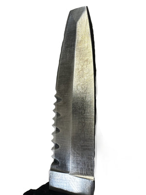 Wenoka Blackie Collins 304 SS Blunt Tip Dive Knife with Squeeze Lock and BCD Attachment