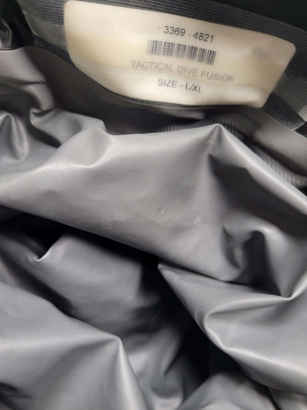 Whites Tactical Dive Fusion Drysuit and Bag "XL"