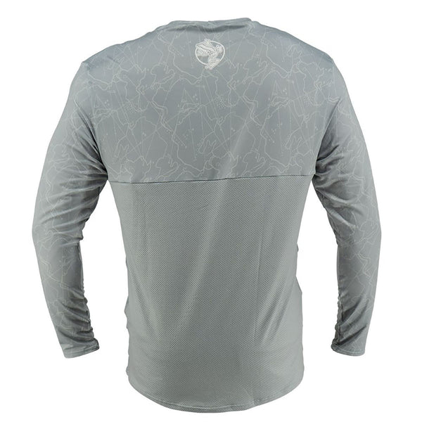 Akona Unisex Long Sleeve Mesh Sun Shirt Gray or White