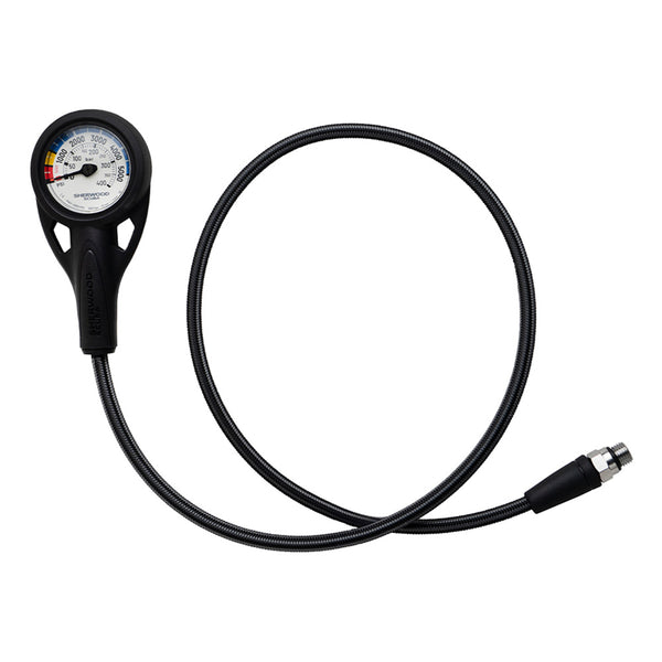 Sherwood 1.75"Pressure Gauge with Boot &Hose