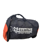 O.S. Systems Orange/ Black Drysuit and Bag