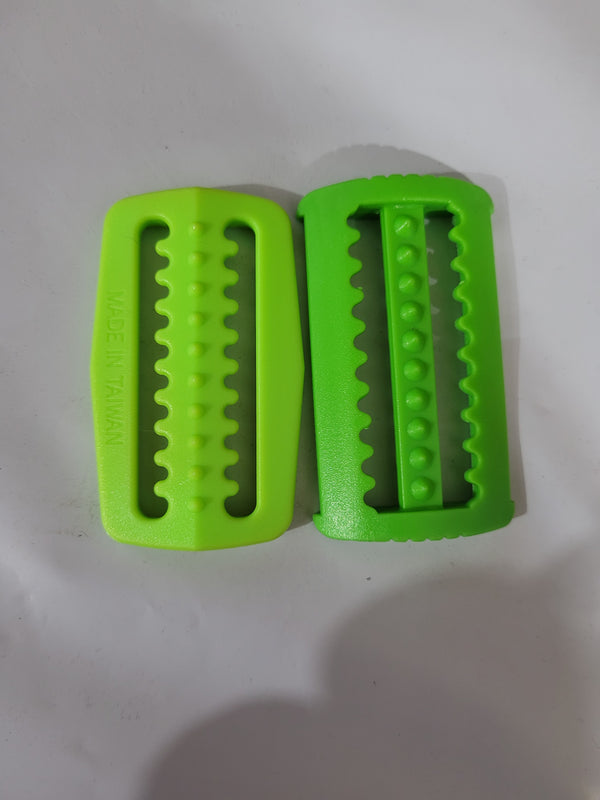 Rounded Edge Plastic Flat Sliders (Set of 2) for Scuba