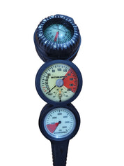 ScubaPro 3 Gauge In Line Dive Console