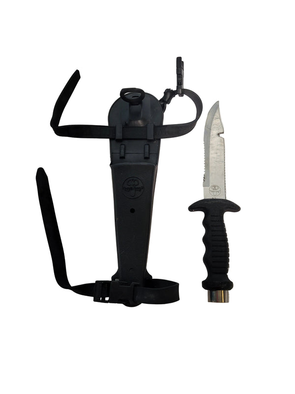 U.S. Divers AquaLung Vintage Dive Knife &Sheath