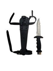 U.S. Divers AquaLung Vintage Dive Knife &Sheath
