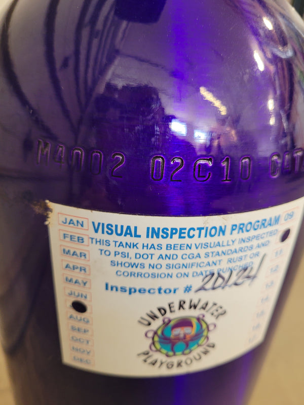 Catalina Aluminum S80 Scuba Cylinder Hydro &VIP