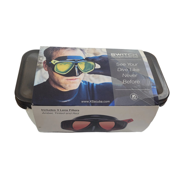 XS Scuba Switch Dive Mask with 3 Lens Filters