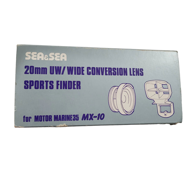 Sea &Sea 20mm UW/Wide Concersion Lens &Sports Finder for MX-10