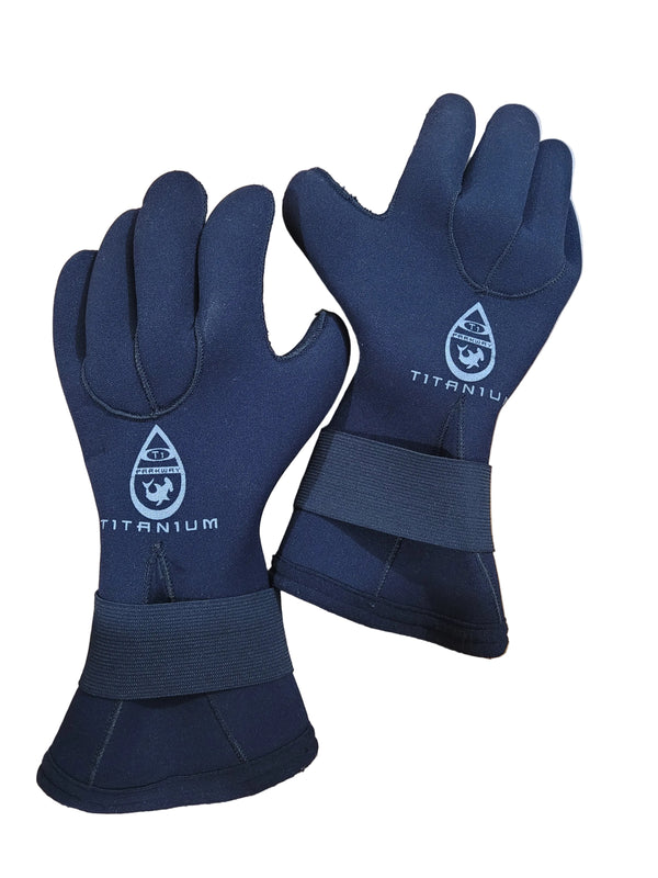 Parkway Titanium 5mm High Wrist Dive Gloves