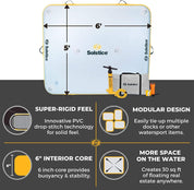 Solstice Inflatable Dock - 6x5