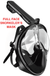 image of snorkeler's mask