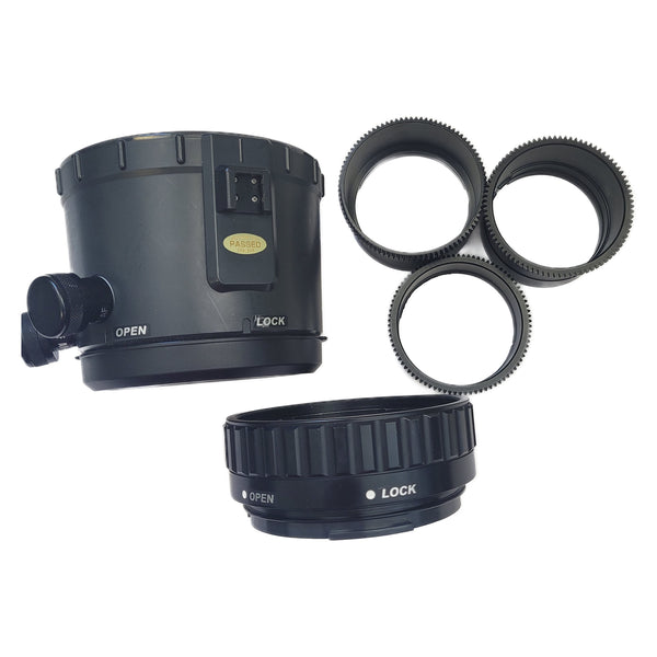 Sea &Sea NX Zoom Port 105mm with Extension Ring and 3 Focus Gears