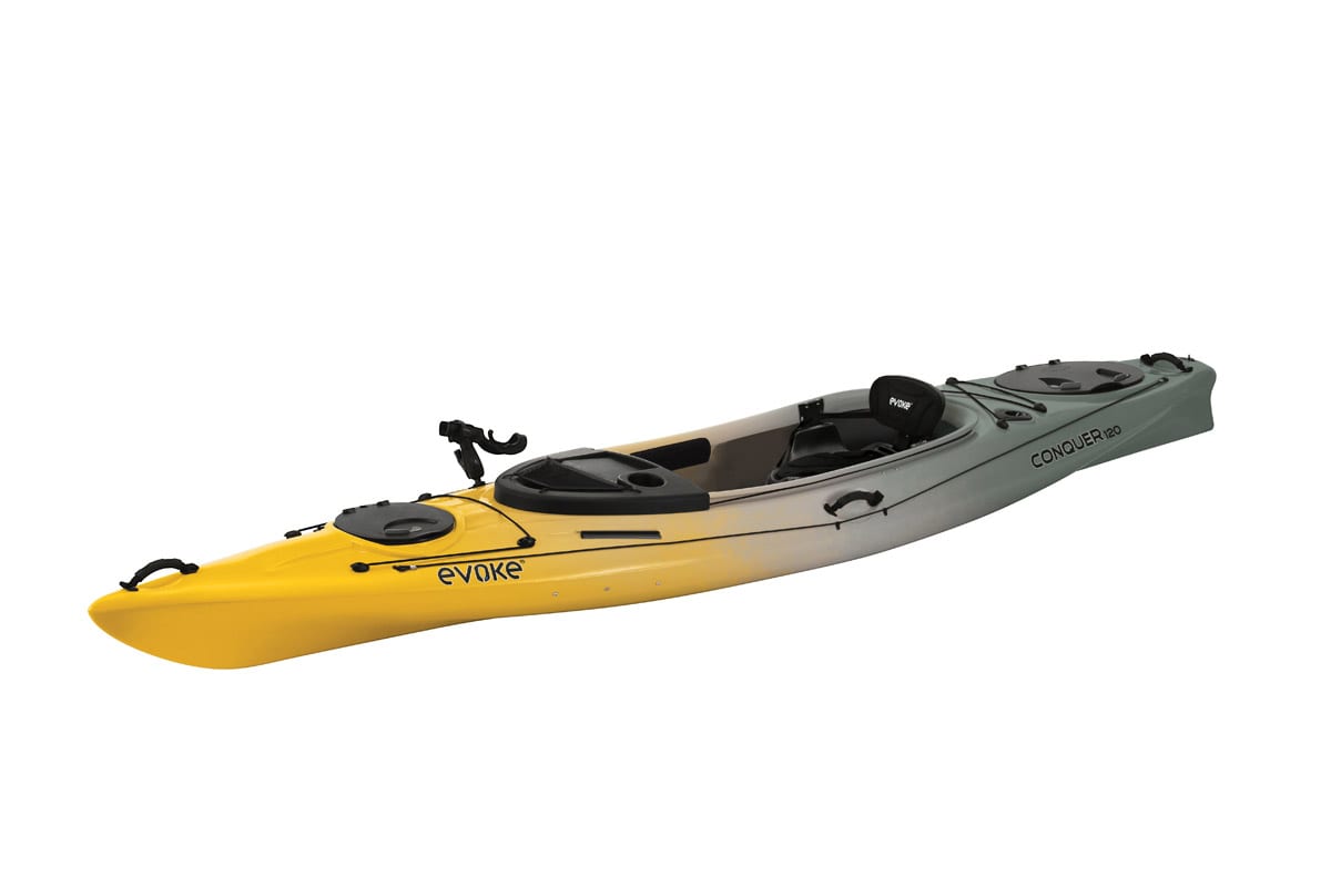 Evoke Conquer 120 Sit-in Fishing Kayak