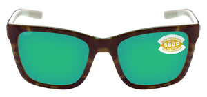 Costa Del Mar 'Panga'Tort/ White/ Seafoam - Green Mirror