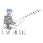 Fish or Die Sticker