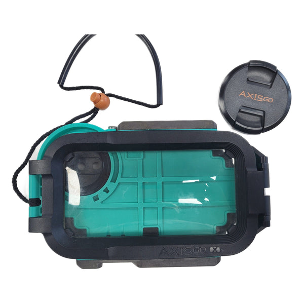 AquaTech AxisGO Water Housing for iPhone XS/X, Seafoam Green