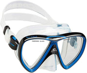 Cressi Ikarus &Orion Blue-Black Snorkel Combo - Eastern Sports