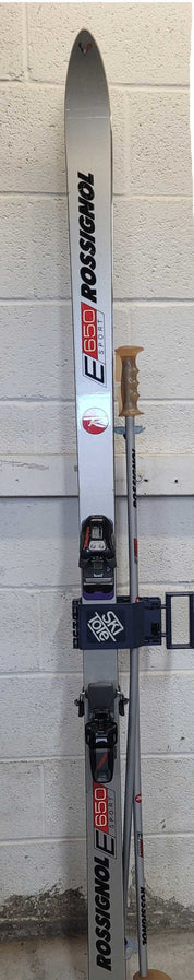 Rossignol E650 Sport Ski's, Marker Bindings, Poles, Ski Tote and Bag