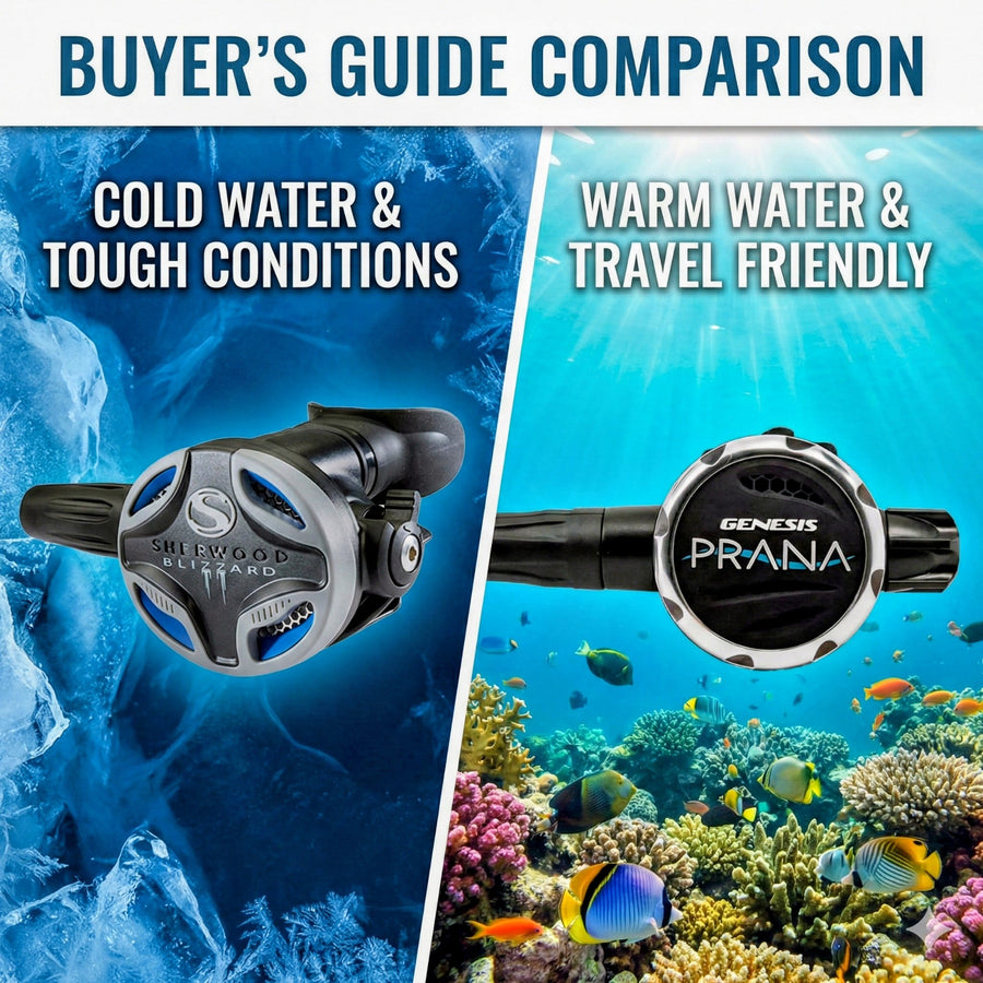 Scuba Regulator Buying Guide: Sherwood vs Genesis