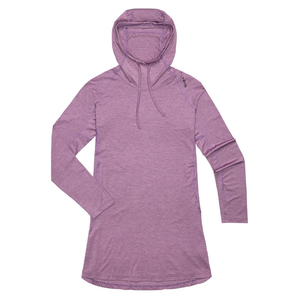 NRS Women's Silkweight Hoodie Dress Multiple Colors Xs-3xl Gray / XL