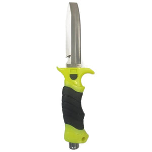 Stainless Steel Blunt Tip Dive Knife and Sheath