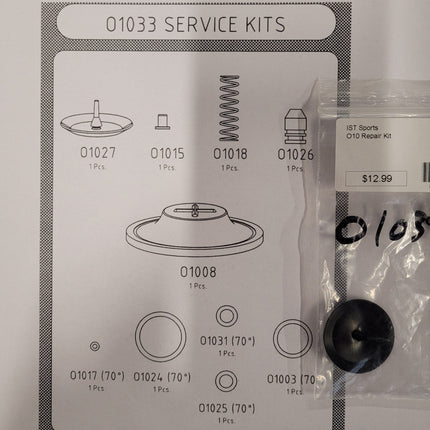 IST Sports Service Kits (Multiple Models) for 1st or 2nd Stage Regulators - Eastern Sports