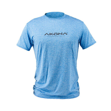 Akona Men's Short Sleeve Sun Shirt Blue or Titanium