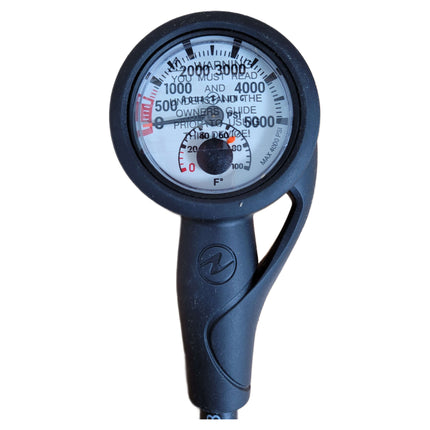 AquaLung SPG with Temperature Gauge 