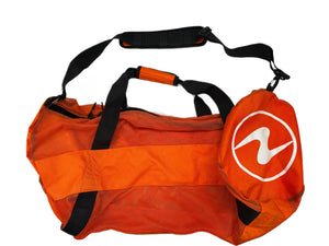 Aqualung Orange Mesh Duffel Gear Bag 
